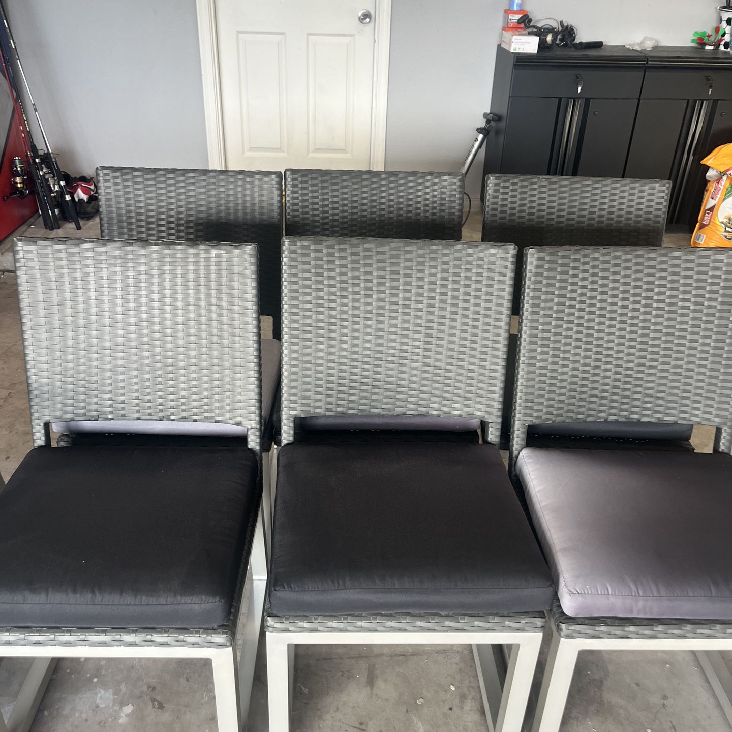 8 chairs