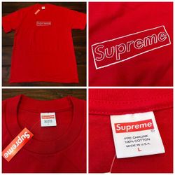 Supreme x KAWS Box Logo Tee Shirt
