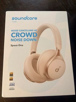 Anker Soundcore Space One Headphones White Like New