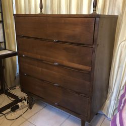 Real Wood Mid Century Dresser 