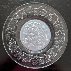 Set Of Four Glass Plates (8" Diameter)