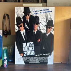 Blues Brothers Poster On Poster board