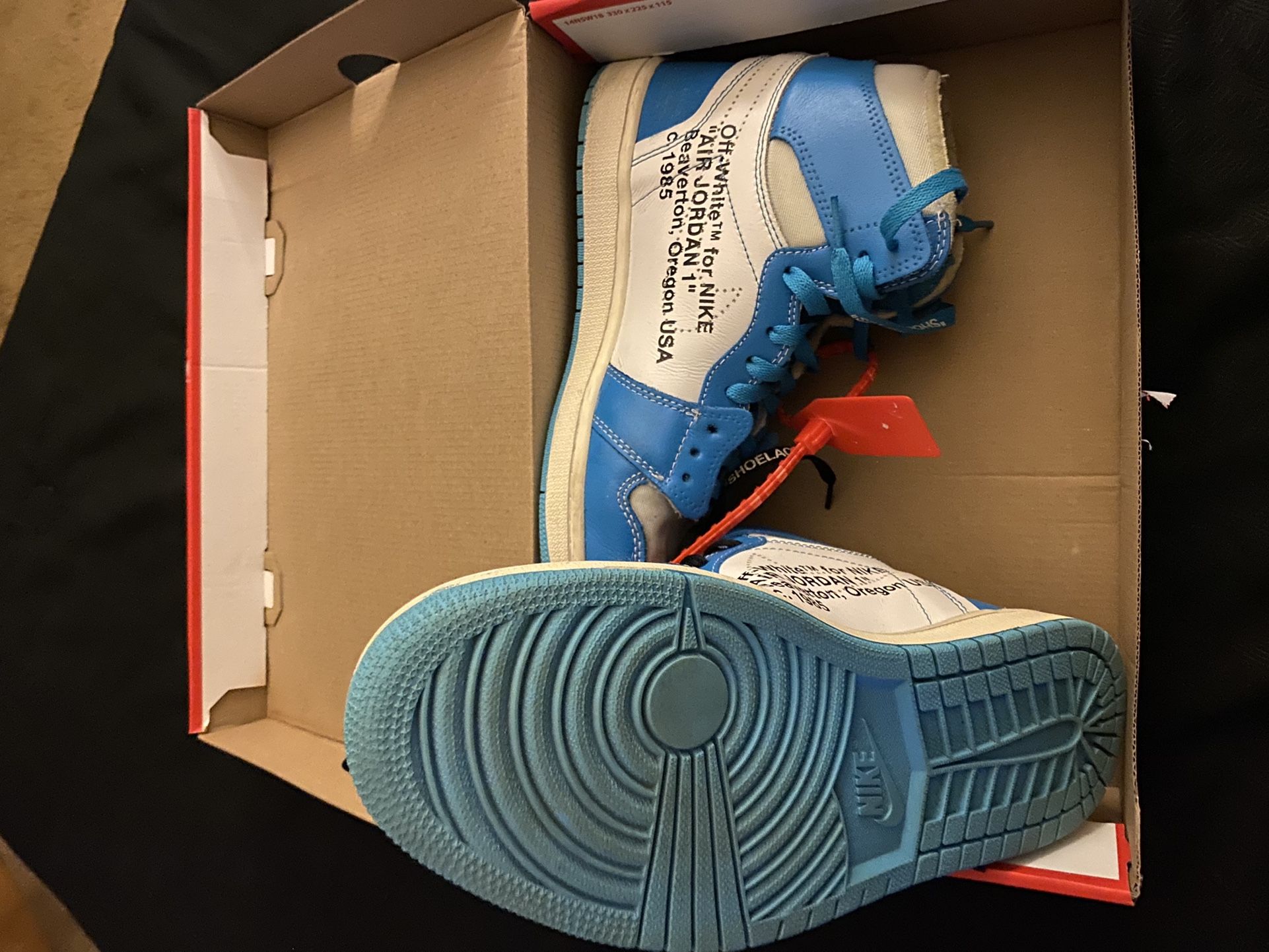 Unc Off White Jordan Ones