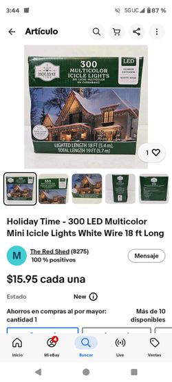 Multicolor icicle Lights 300 for box ( 4 boxes)