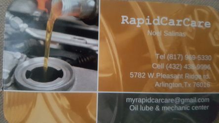 Mechanic and oil change shop