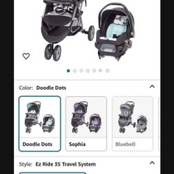 Baby Trend Baby Stroller And Car Seat Combo Set 