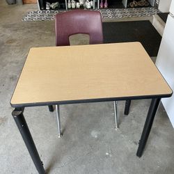 School Desk And Chair 