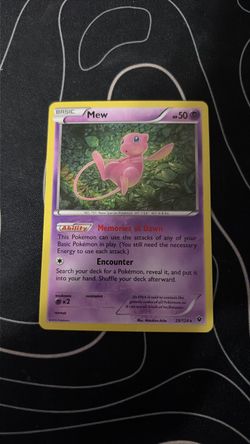 Mew 29/124 Pokémon TCG Holo Rare Card