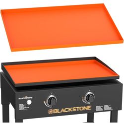 28” Silicone Griddle Mat for Blackstone - Heavy-Duty Food-Grade Griddle Cover & Full Surface Protection, Waterproof, Rust & Dust-Proof, Essential Blac