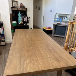 Caspian, U Base, Dining Table, Bench, And Chairs