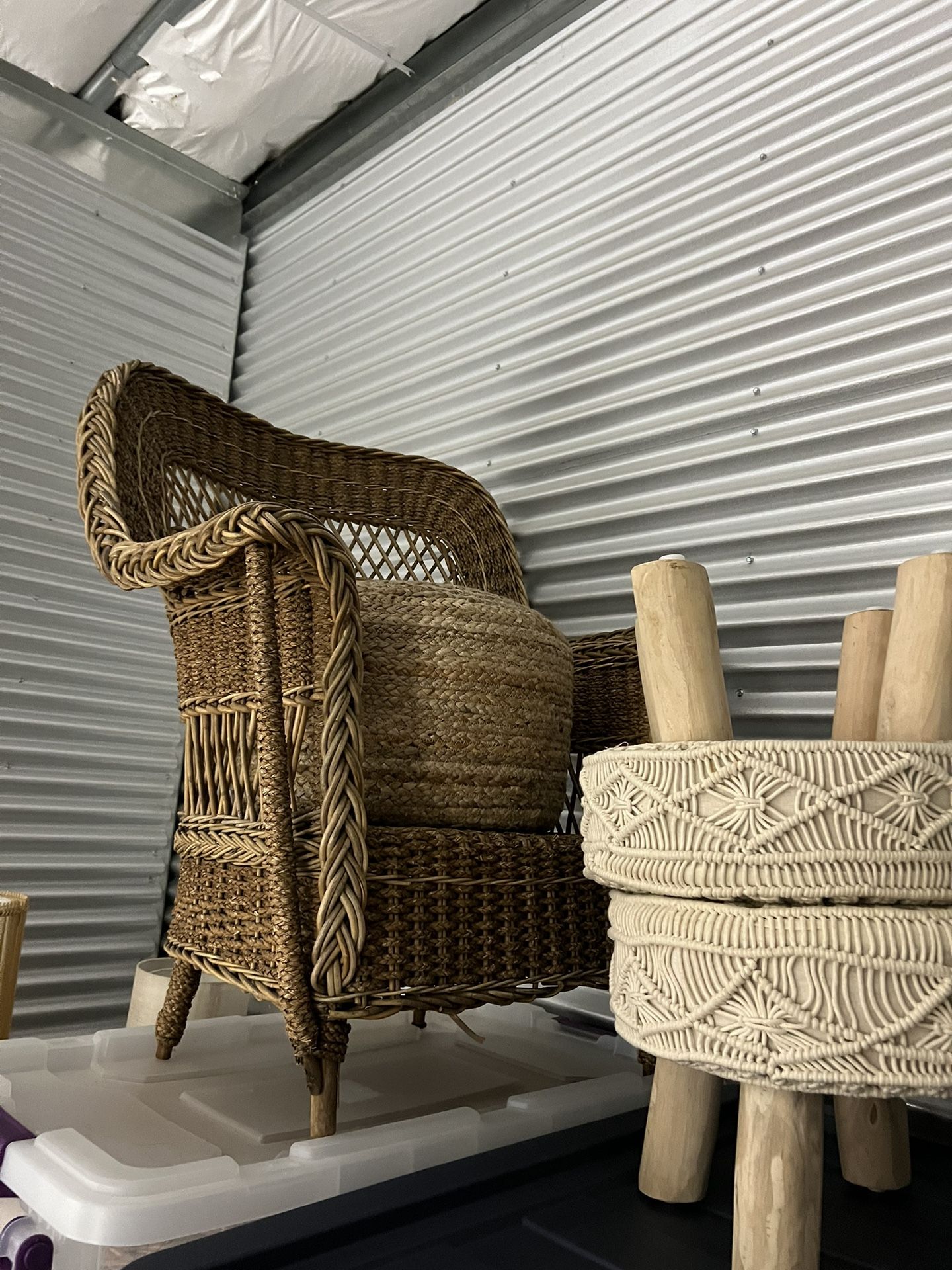 Large Wicker Chair for Sale in WA OfferUp