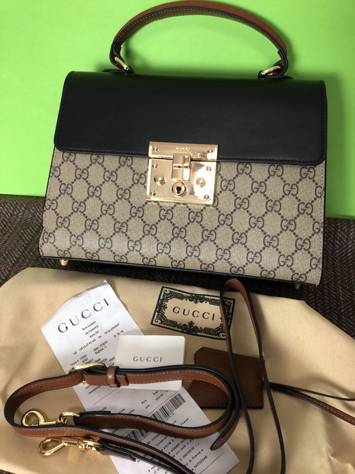 gucci messenger bag Authentic With Dust Bag