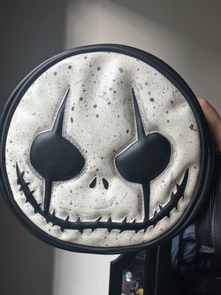 Jack Skellington Round Crossbody Bag