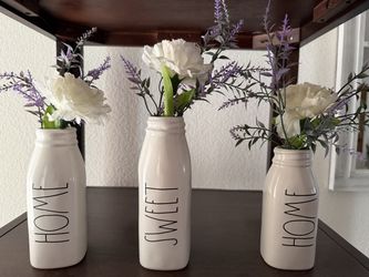 Rae Dunn spring flower vase collection