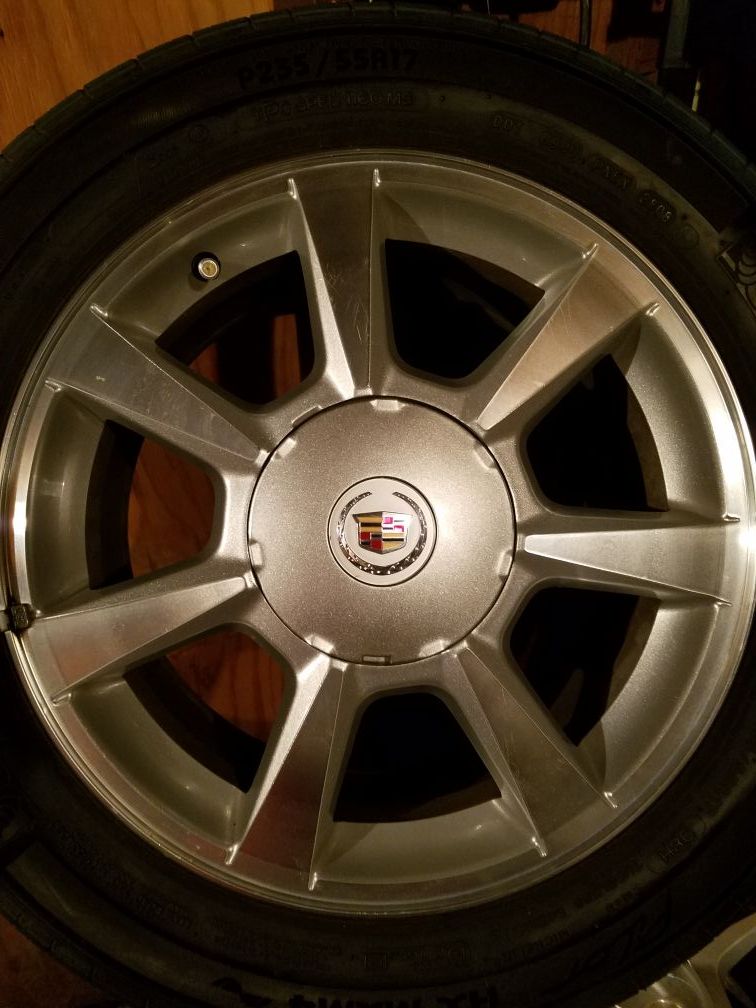 ALL 4 Stock Cadillac CTS Rims & Tires - 17" WHEELS W/ MICHELIN TIRES - $450