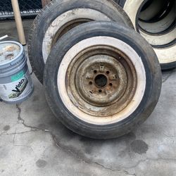 2 Rims 15 Gm Pattern Old School An4 Tires