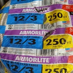 New MC Metal clad Cable 12/3