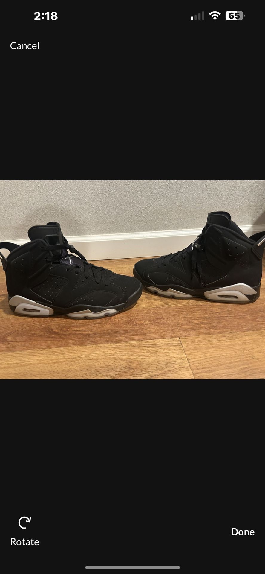 Size 9.5 - Jordan 6 Retro Mid Chrome