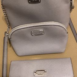 Michael Kors Gray Shoulder Bag