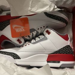 Jordan 3 Fire Red