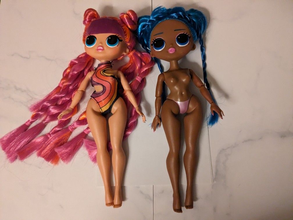 Lot LOL Surprise OMG Series 3 Roller Chick + Chillax Fashion Dolls