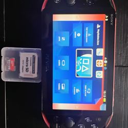 PS Vita With 256GB memory Card And SD2vita Card