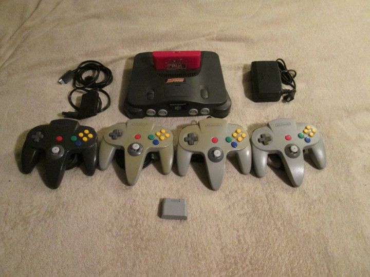 Nintendo 64 HDMI With 4 Controllers, Games And Accessories