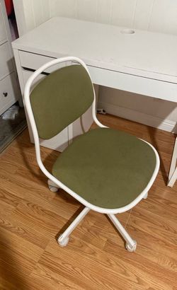 green ikea desk chair