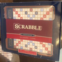 Gently used Scrabble Luxury Edition