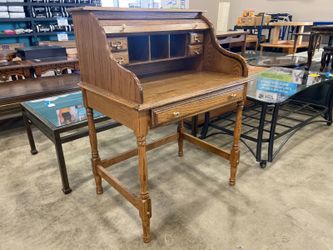 Vintage Provincial Style Rolltop Desk