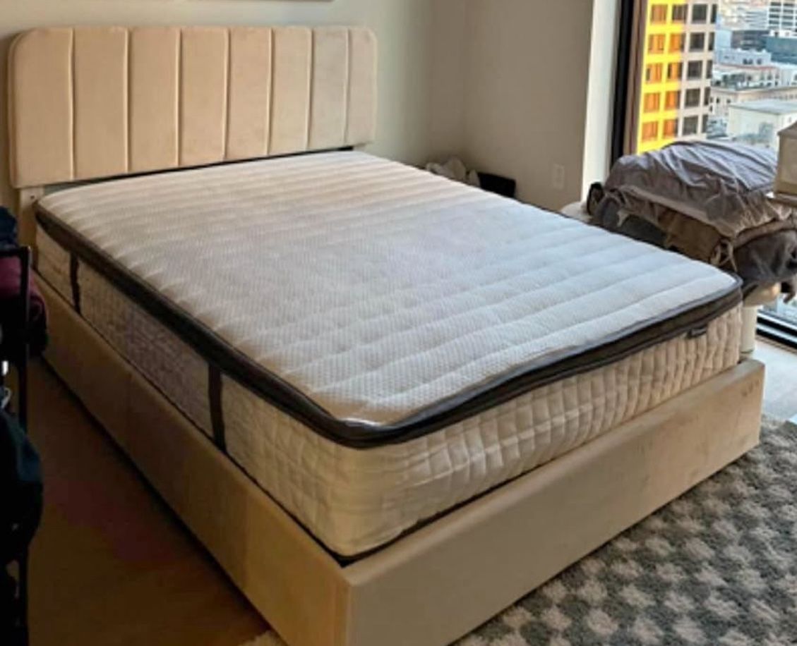Full Bed Frame With Storage