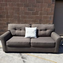 Dark Grey Love Seat (Ashley Furniture)