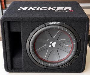 KICKER CompR Subwoofer with Ported Enclosure