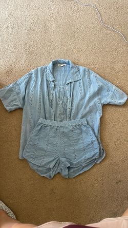 O’Neil Blue Top & Short Set
