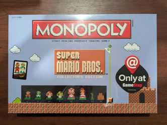 SEALED MONOPOLY Super Mario Bros. Collector's Edition