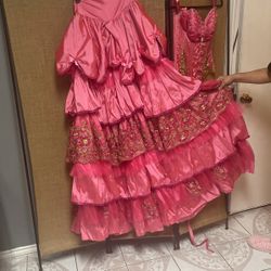 Quinceñera Dress & Corset talla chica 