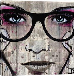 20 X 20 Girl Face Giclée canvas art