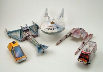 (3) Vintage 1979 Star Trek Action Fleet Mobile Sets Complete Original Envelope NOS