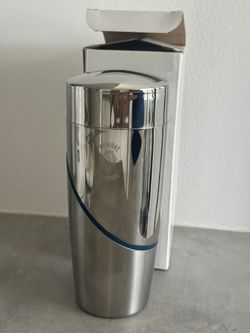 NEW Bombay Sapphire Stainless Steel Shaker