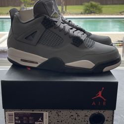 DS Nike Air Jordan Cool Grey 4s Size 10 