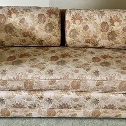 Authentic 1973 Vintage Sofa – Solid Frame – Capistrano Beach