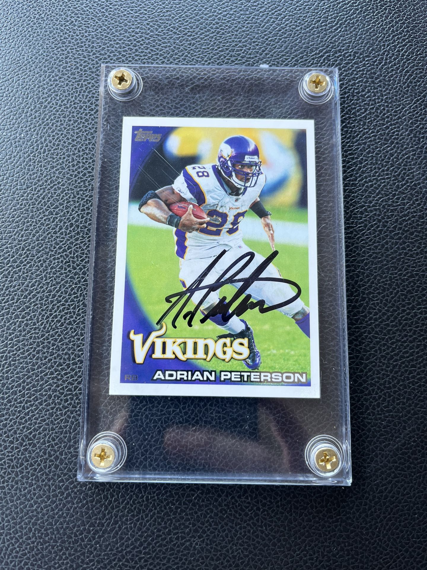 Adrain Peterson Signed Card