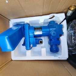 SUPERFASTRACING 20GPM 12V Fuel Transfer Pump DC Gasoline with Nozzle Kit for Gas Diesel Kerosene Blue