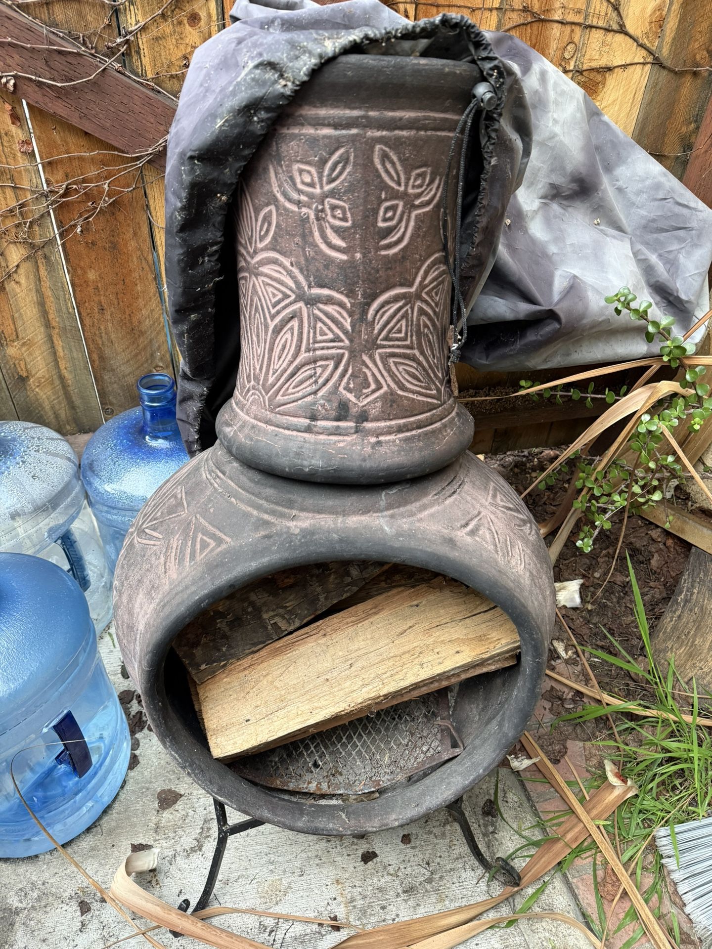 Free Wood Burning Outdoor Fireplace