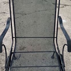 Wrought Iron Rocker Chair
