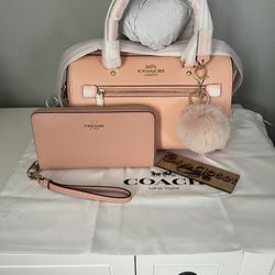 Coach Rowan Satchel And Wallet 