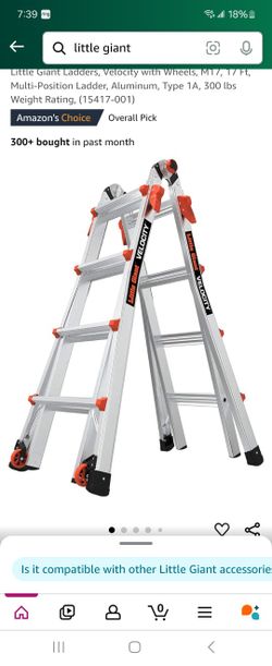 Little Giant Multi Ladder - NEEDS TO GO -17 Ft And 2 Accessories