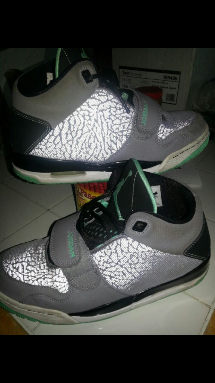 Nike air Jordan's flight club grey and mint green 602661-013 size 8 mens for  Sale in Antioch, CA - OfferUp