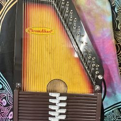 Chromaharp 15 Chord Auto Harp - Sunburst w/ Case 