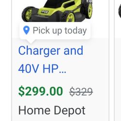 
40V HP Brushless 20 in. Cordless Battery Walk Behind Push Lawn Mower 
by

RYOBI
